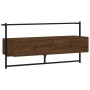 Mueble TV de pared madera ingeniería marrón roble 100,5x30x51cm de vidaXL, Muebles TV - Ref: Foro24-833462, Precio: 45,00 €