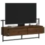 Eichenbrauner TV-Wandschrank aus Holzwerkstoff, 100,5 x 30 x 51 cm von vidaXL, TV-Möbel - Ref: Foro24-833462, Preis: 44,55 €,...