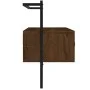 Eichenbrauner TV-Wandschrank aus Holzwerkstoff, 100,5 x 30 x 51 cm von vidaXL, TV-Möbel - Ref: Foro24-833462, Preis: 44,55 €,...