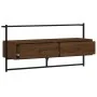Eichenbrauner TV-Wandschrank aus Holzwerkstoff, 100,5 x 30 x 51 cm von vidaXL, TV-Möbel - Ref: Foro24-833462, Preis: 44,55 €,...