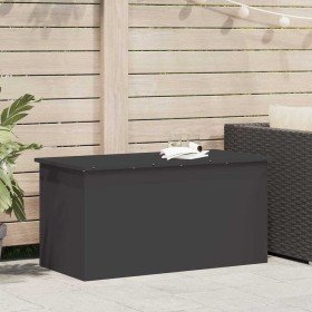 Caja de Almacenamiento Exterior Negro 100 x 50,5 x 50 cm Acero en Cestas para almacenaje | Comprar online en Foro24