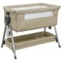Cuna con colchón tela de lino gris taupe by vidaXL, Cribs and beds for children - Ref: Foro24-10291, Price: 142,34 €, Discoun...