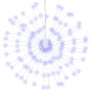Luces de Navidad de estrellas 4 uds 140 LED azul 17 cm de vidaXL, Luces de Navidad - Ref: Foro24-356224, Precio: 30,14 €, Des...