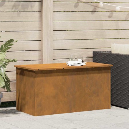 Caja de Almacenamiento Exterior Marrón 100 x 50.5 x 50 cm