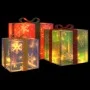 Illuminated Christmas gift boxes 3 pcs 64 warm white LEDs by vidaXL, Christmas lights - Ref: Foro24-356245, Price: 36,71 €, D...