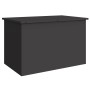Caja de Almacenamiento Exterior Negro 80 x 50.5 x 50 cm