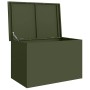 Caja de Almacenamiento Exterior Verde oliva 80 x 50.5 x 50 cm