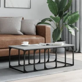 Sonoma gray engineered wood coffee table 100x50x35.5 cm by vidaXL, Coffee table - Ref: Foro24-833381, Price: 50,41 €, Discoun...