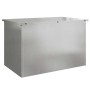 Caja de Almacenamiento Exterior Plateado 80 x 50.5 x 50 cm