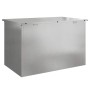 Caja de Almacenamiento Exterior Plateado 80 x 50.5 x 50 cm
