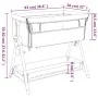 Cuna con colchón tela de lino gris taupe by vidaXL, Cribs and beds for children - Ref: Foro24-10291, Price: 142,34 €, Discoun...