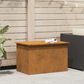 Caja de Almacenamiento Exterior Marrón 80 x 50.5 x 50 cm