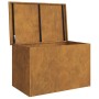 Caja de Almacenamiento Exterior Marrón 80 x 50.5 x 50 cm