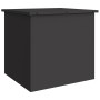 Caja de Almacenamiento Exterior Negro 55 x 50.5 x 50 cm