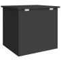 Caja de Almacenamiento Exterior Negro 55 x 50.5 x 50 cm
