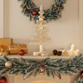 Árbol de Navidad de madera de adorno madera maciza pino 60 cm de vidaXL, Arboles de navidad - Ref: Foro24-357993, Precio: 31,...