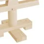 Christbaumschmuck aus Holz, massives Kiefernholz, 60 cm von vidaXL, Weihnachtsbäume - Ref: Foro24-357993, Preis: 31,45 €, Rab...