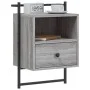 Wall-mounted bedside tables 2 units Sonoma grey 40x30x61 cm by vidaXL, Nightstands - Ref: Foro24-833440, Price: 66,86 €, Disc...
