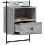 Wand-Nachttische 2 Stück grau Sonoma 40x30x61 cm von vidaXL, Nachttische - Ref: Foro24-833440, Preis: 67,40 €, Rabatt: %