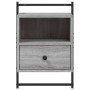 Wand-Nachttische 2 Stück grau Sonoma 40x30x61 cm von vidaXL, Nachttische - Ref: Foro24-833440, Preis: 67,40 €, Rabatt: %