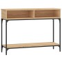 Mesa consola madera de ingeniería roble Sonoma 100x30,5x75 cm de vidaXL, Mesas auxiliares - Ref: Foro24-833389, Precio: 54,68...