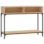 Sonoma oak engineered wood console table 100x30.5x75 cm by vidaXL, Side tables - Ref: Foro24-833389, Price: 54,32 €, Discount: %