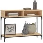 Sonoma oak engineered wood console table 100x30.5x75 cm by vidaXL, Side tables - Ref: Foro24-833389, Price: 54,32 €, Discount: %