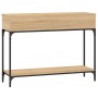 Mesa consola madera de ingeniería roble Sonoma 100x30,5x75 cm de vidaXL, Mesas auxiliares - Ref: Foro24-833389, Precio: 54,68...