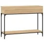 Sonoma oak engineered wood console table 100x30.5x75 cm by vidaXL, Side tables - Ref: Foro24-833389, Price: 54,32 €, Discount: %