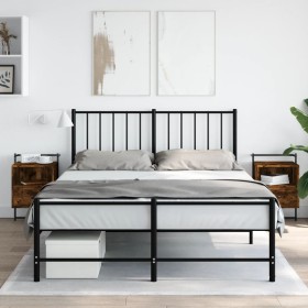 Wall bedside tables 2 units smoked oak 40x30x61 cm by vidaXL, Nightstands - Ref: Foro24-833438, Price: 50,36 €, Discount: %