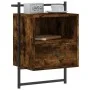Wand-Nachttische 2 Einheiten, geräucherte Eiche, 40 x 30 x 61 cm von vidaXL, Nachttische - Ref: Foro24-833438, Preis: 49,94 €...