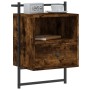 Wand-Nachttische 2 Einheiten, geräucherte Eiche, 40 x 30 x 61 cm von vidaXL, Nachttische - Ref: Foro24-833438, Preis: 50,36 €...