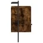 Mesitas de noche de pared 2 unidades roble ahumado 40x30x61 cm de vidaXL, Mesitas de noche - Ref: Foro24-833438, Precio: 49,9...