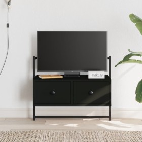 Schwarzer TV-Wandschrank aus Holzwerkstoff, 60,5 x 30 x 51 cm von vidaXL, TV-Möbel - Ref: Foro24-833453, Preis: 30,02 €, Raba...
