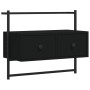 Schwarzer TV-Wandschrank aus Holzwerkstoff, 60,5 x 30 x 51 cm von vidaXL, TV-Möbel - Ref: Foro24-833453, Preis: 30,02 €, Raba...