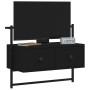 Schwarzer TV-Wandschrank aus Holzwerkstoff, 60,5 x 30 x 51 cm von vidaXL, TV-Möbel - Ref: Foro24-833453, Preis: 30,02 €, Raba...