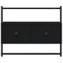 Black engineered wood wall TV cabinet 60.5x30x51 cm by vidaXL, TV Furniture - Ref: Foro24-833453, Price: 29,77 €, Discount: %