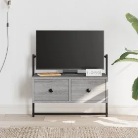 Wall-mounted TV stand in gray Sonoma engineered wood, 60.5x30x51 cm by vidaXL, TV Furniture - Ref: Foro24-833456, Price: 40,1...
