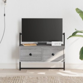 Wand-TV-Möbel aus grauem Sonoma-Ingenieurholz 60,5x30x51 cm von vidaXL, TV-Möbel - Ref: Foro24-833456, Preis: 40,63 €, Rabatt: %