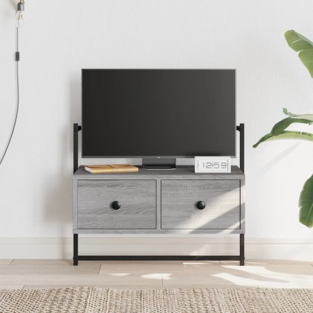 Mueble TV de pared madera ingeniería gris Sonoma 60,5x30x51 cm de vidaXL, Muebles TV - Ref: Foro24-833456, Precio: 40,63 €, D...