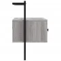 Wand-TV-Möbel aus grauem Sonoma-Ingenieurholz 60,5x30x51 cm von vidaXL, TV-Möbel - Ref: Foro24-833456, Preis: 40,14 €, Rabatt: %