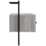 Wand-TV-Möbel aus grauem Sonoma-Ingenieurholz 60,5x30x51 cm von vidaXL, TV-Möbel - Ref: Foro24-833456, Preis: 40,63 €, Rabatt: %