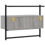 Wand-TV-Möbel aus grauem Sonoma-Ingenieurholz 60,5x30x51 cm von vidaXL, TV-Möbel - Ref: Foro24-833456, Preis: 40,63 €, Rabatt: %