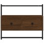Mueble TV de pared madera ingeniería marrón roble 60,5x30x51 cm de vidaXL, Muebles TV - Ref: Foro24-833457, Precio: 34,94 €