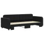 Sofá cama nido terciopelo negro 80x200 cm de vidaXL, Camas y somieres - Ref: Foro24-3196926, Precio: 253,40 €