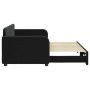 Sofá cama nido terciopelo negro 80x200 cm de vidaXL, Camas y somieres - Ref: Foro24-3196926, Precio: 253,40 €