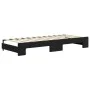 Black velvet trundle sofa bed 80x200 cm by vidaXL, Beds and slatted bases - Ref: Foro24-3196926, Price: 248,39 €, Discount: %