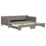Trundle sofa bed taupe gray fabric 100x200 cm by vidaXL, Beds and slatted bases - Ref: Foro24-3197434, Price: 267,74 €, Disco...