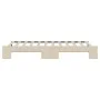 Sofá cama nido tela crema 90x200 cm de vidaXL, Camas y somieres - Ref: Foro24-3197430, Precio: 250,88 €, Descuento: %