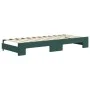 Sofá cama nido terciopelo verde oscuro 80x200 cm de vidaXL, Camas y somieres - Ref: Foro24-3196924, Precio: 248,35 €, Descuen...